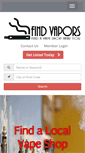 Mobile Screenshot of findvapors.com