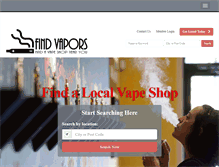 Tablet Screenshot of findvapors.com